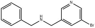 N-benzyl-1-(5-bromopyridin-3-yl)methanamine Struktur
