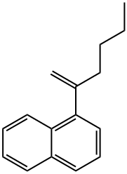 1-(1-METHYLENE-PENTYL)-NAPHTHALENE 结构式