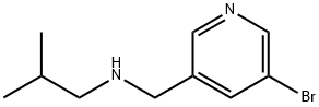 N-((5-bromopyridin-3-yl)methyl)-2-methylpropan-1-amine Struktur