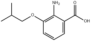 2-氨基-3-异丁氧基苯甲酸 结构式