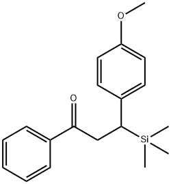 118356-61-9 3-(4-Methoxyphenyl)-1-phenyl-3-(trimethylsilyl)-1-propanone