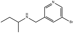 N-((5-bromopyridin-3-yl)methyl)butan-2-amine Struktur
