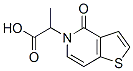 Thieno[3,2-c]pyridine-5(4H)-acetic  acid,  -alpha--methyl-4-oxo-,118376-65-1,结构式