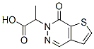 Thieno[2,3-d]pyridazine-6(7H)-acetic  acid,  -alpha--methyl-7-oxo- Struktur