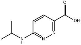 6-(isopropylaMino)pyridazine-3-carboxylic acid 化学構造式