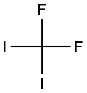 二碘二氟甲烷,1184-76-5,结构式