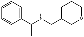 (1S)-1-phenyl-N-((tetrahydro-2H-pyran-3-yl)Methyl)ethanaMine Struktur