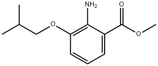 Methyl 2-aMino-3-isobutoxybenzoate Structure