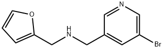 1-(5-bromopyridin-3-yl)-N-(furan-2-ylmethyl)methanamine|1-(5-溴吡啶-3-基)-N-(呋喃-2-基甲基)甲胺