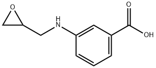 Benzoic acid, 3-[(oxiranylmethyl)amino]- (9CI) Struktur