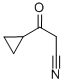 3-Cyclopropyl-3-oxopropanenitrile Structure