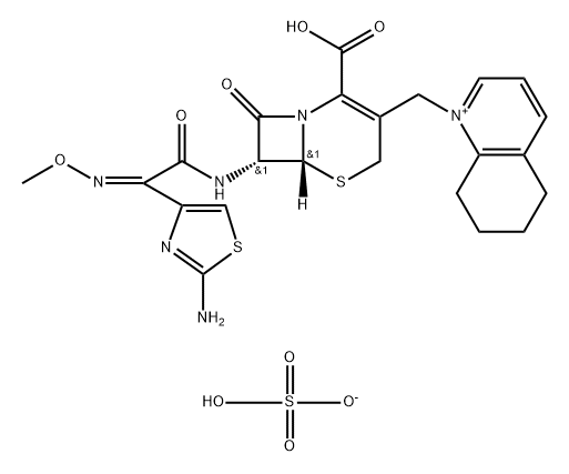 Cefquinome sulfate Struktur