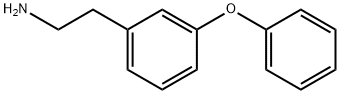 3-苯氧基苯乙胺, 118468-17-0, 结构式