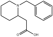 1-Benzyl-2-piperidineacetic Acid Struktur