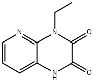 Pyrido[2,3-b]pyrazine-2,3-dione, 4-ethyl-1,4-dihydro- (9CI) 结构式