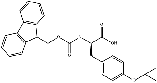 Fmoc-D-Tyr(tBu)-OH Structure