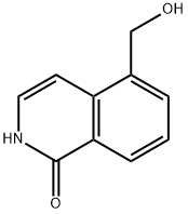 5-(hydroxyMethyl)isoquinolin-1(2H)-one 化学構造式