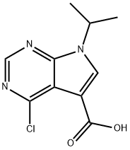 7H-Pyrrolo[2,3-d]pyrimidine-5-carboxylic acid, 4-chloro-7-(1-methylethyl)-|