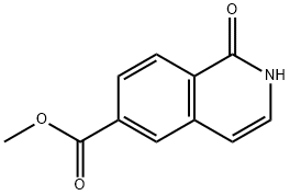 Methyl 1-oxo-1,2-dihydroisoquinoline-6-carboxylate Struktur