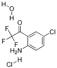 4-Chloro-2-(trifluoroacetyl)aniline hydrochloride hydrate Structure