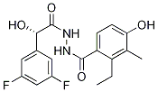 (ALPHAS)-3,5-二氟-ALPHA-羟基苯乙酸 2-(2-乙基-4-羟基-3-甲基苯甲酰基)肼, 1184940-46-2, 结构式