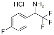 2,2,2-三氟-1-(4-氟苯基)乙基氨盐酸盐,1184980-60-6,结构式