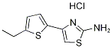 4-(5-ETHYL-THIOPHEN-2-YL)-THIAZOL-2-YLAMINEHYDROCHLORIDE Structure