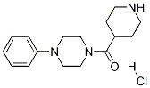 (4-苯基哌啶-1-基)哌啶-4-基-甲酮盐酸盐,1184996-07-3,结构式