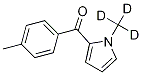 1-Methyl-d3-2-(4-methylbenzoyl)pyrrole 化学構造式