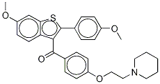 RALOXIFENE-D4 BISMETHYL ETHER 化学構造式