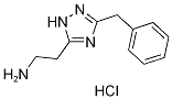 [2-(3-benzyl-1H-1,2,4-triazol-5-yl)ethyl]amine hydrochloride Structure