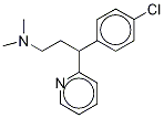 Chlorpheniramine-d6See C424303 化学構造式