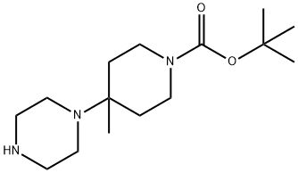 1-Boc-4-methyl-4-piperazin-1-yl-piperidine Struktur