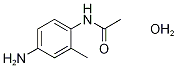 N-(4-Amino-2-methyl-phenyl)-acetamide hydrate Struktur