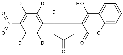 AcenocouMarol-d4 Struktur