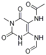 5-Acetyl-d3-amino-6-formylamino-3-methyluracil
(also see A168213) Struktur
