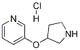 3-(3-Pyrrolidinyloxy)pyridine hydrochloride Struktur