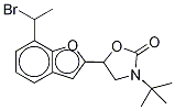 3-(tert-Butyl-d9)-5-[7-(bromoethyl)-2-benzofuranyl]-2-oxazolidinone (Mixture of Diastereomers) Structure
