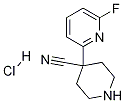 4-(6-FLUOROPYRIDIN-2-YL)PIPERIDINE-4-CARBONITRILE HCL|4-(6-氟吡啶-2-基)哌啶-4-甲腈盐酸盐