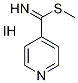 S-Methyl-4-pyridylthioimidate hydroiodide Struktur