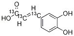 Caffeic Acid-13C3 结构式