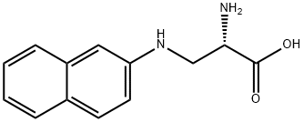 3-(2-ナフタレニルアミノ)アラニン 化学構造式