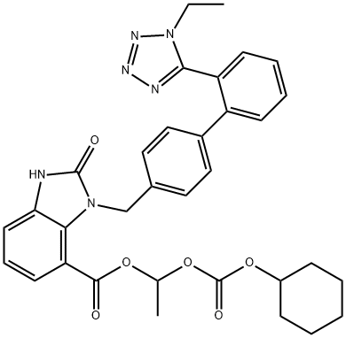 2-Desethoxy-2-hydroxy-1H-1-Ethyl Candesartan Cilexetil 


