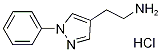 2-(1-Phenyl-1H-pyrazol-4-yl)-ethylaminehydrochloride 化学構造式