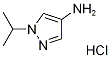 1-イソプロピル-1H-ピラゾール-4-イルアミン塩酸塩 化学構造式