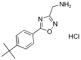 C-[5-(4-tert-Butyl-phenyl)-[1,2,4]oxadiazol-3-yl]-methylamine hydrochloride Structure