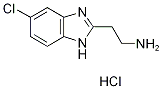 2-(5-Chloro-1H-benzoimidazol-2-yl)-ethylaminehydrochloride 结构式