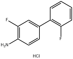 2',3-Difluoro[1,1'-biphenyl]-4-ylaminehydrochloride Struktur