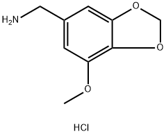 C-(7-Methoxy-benzo[1,3]dioxol-5-yl)-methylaminehydrochloride|(7-甲氧基苯并[D][1,3]二氧戊环-5-基)甲胺盐酸盐