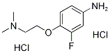 N-[2-(4-Amino-2-fluorophenoxy)ethyl]-N,N-dimethylamine dihydrochloride Struktur